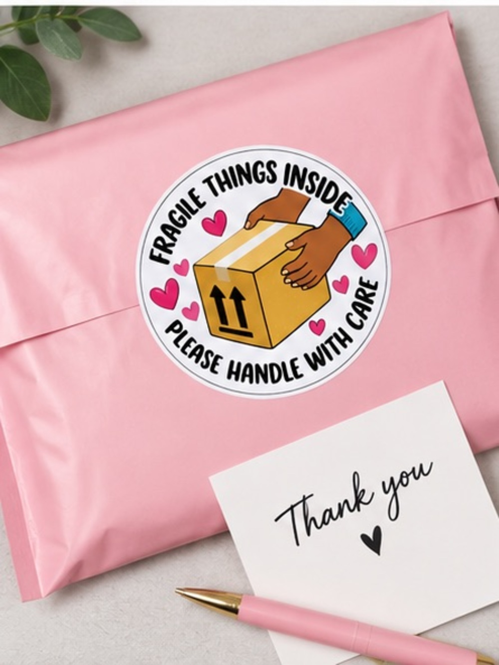 50 Fragile Stickers